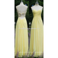 Hot Sale Sweetheart Sequined Ruched Prom Dresses Backless Full Length Party Dress